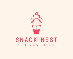 Cupcake Pastry Dessert logo design