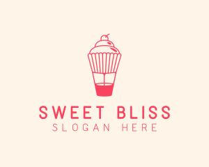 Cupcake Pastry Dessert logo design