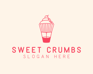 Cupcake Pastry Dessert logo design