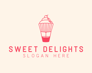 Cupcake Pastry Dessert logo design