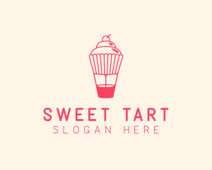 Cupcake Pastry Dessert logo design