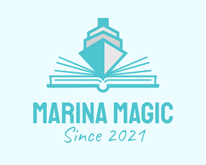 Boat Pop Up Book logo design