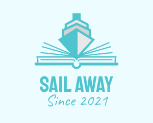 Boat Pop Up Book logo design