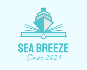 Boat Pop Up Book logo design