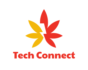 Thunder Cannabis Leaf logo