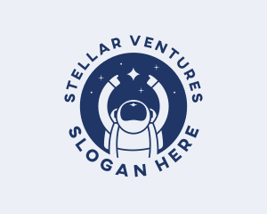 Career Astronaut Coach logo design