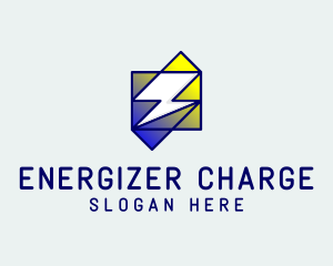 Abstract Electric Lightning Energy logo design