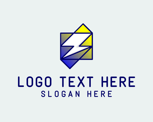 Abstract Electric Lightning Energy logo