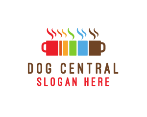 Colorful Coffee Mugs logo design