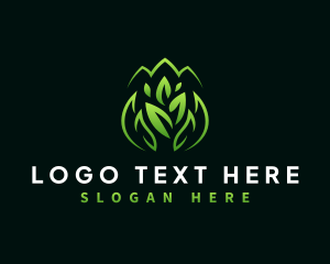 Leaf Gardening Landscaping logo