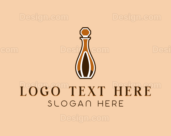 Elegant Perfume Bottle Logo