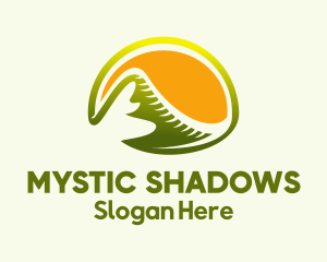 Countryside Mountain Sunset  logo design