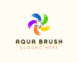 Paint Roller Refurbish logo design