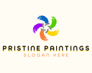 Paint Roller Refurbish logo design