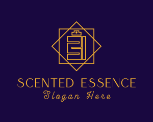 Golden Perfume Cologne  logo design