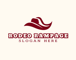 Western Cowboy Hat logo design