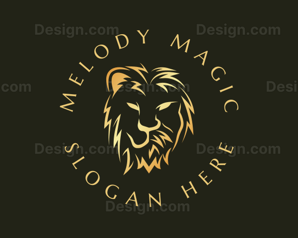 Lion Man Head Logo