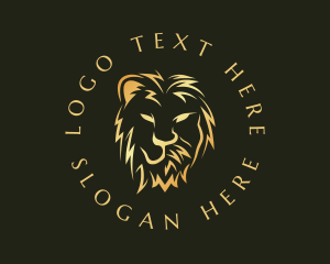 Lion Man Head logo