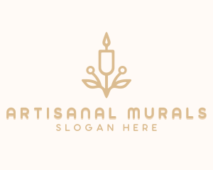 Candlelight Decor Candle logo design