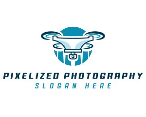 Drone Aerial Lens logo design