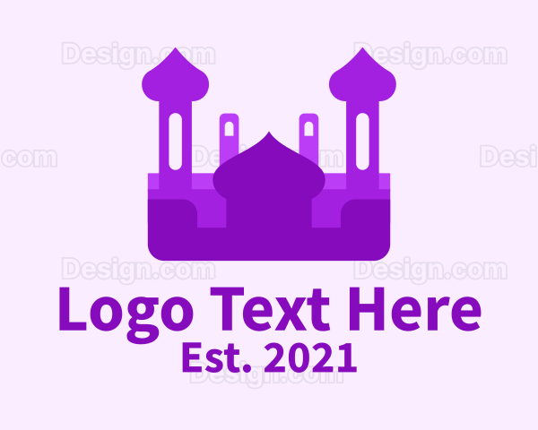 Purple Muslim Temple Logo