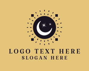 Fortune Teller Crescent Moon logo