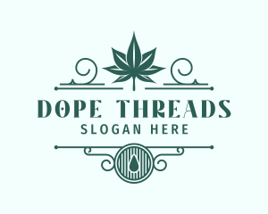 Cannabis Leaf Marijuana logo