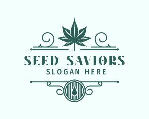 Cannabis Leaf Marijuana logo