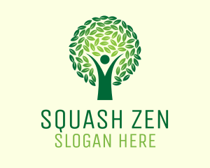 Tree Zen Meditation logo design