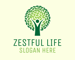 Tree Zen Meditation logo design