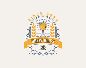 Malt Beer Brewery logo design