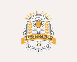 Malt Beer Brewery logo design