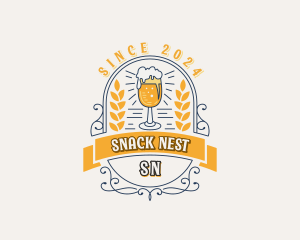 Malt Beer Brewery logo design