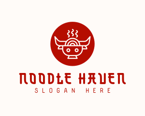 Oriental Beef Noodles logo design