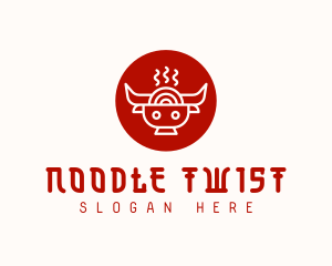 Oriental Beef Noodles logo design