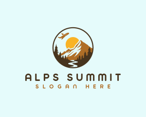 Mountain Summit Forest logo design