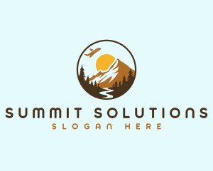 Mountain Summit Forest logo design