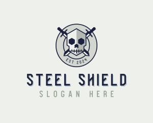 Military Skull Weaponry logo design