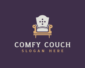 Armchair Couch logo design