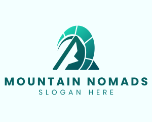 Mountain Peak Meter logo design