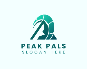 Mountain Peak Meter logo design