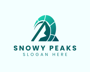 Mountain Peak Meter logo design