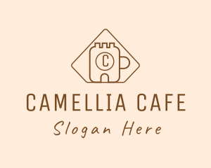 Castle Mug Cafe logo design