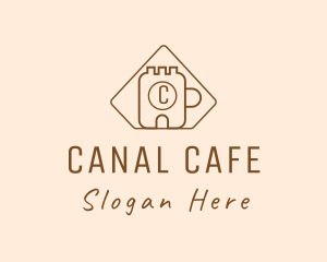 Castle Mug Cafe logo design