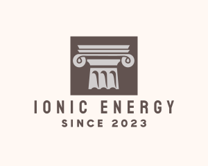 Ancient Ionic Column logo