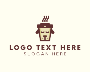 Dog Coffee Cup logo