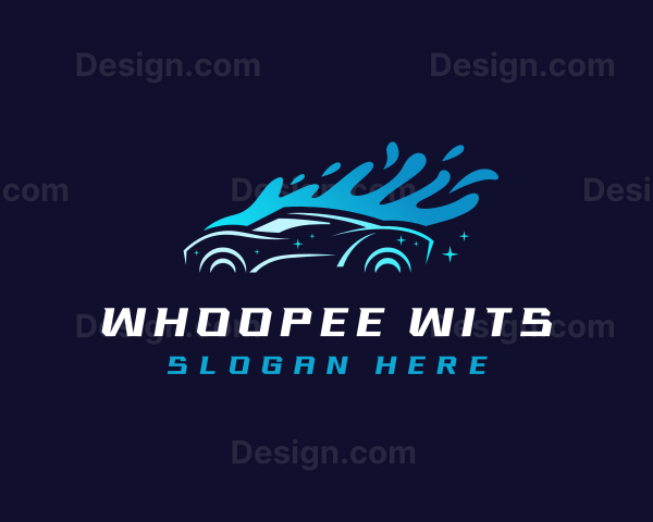 Car Washing Splash Logo