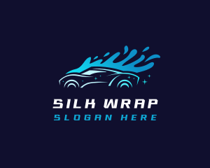 Car Washing Splash Logo