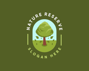 Nature Tree Plant logo design