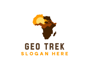 African Map Country logo design